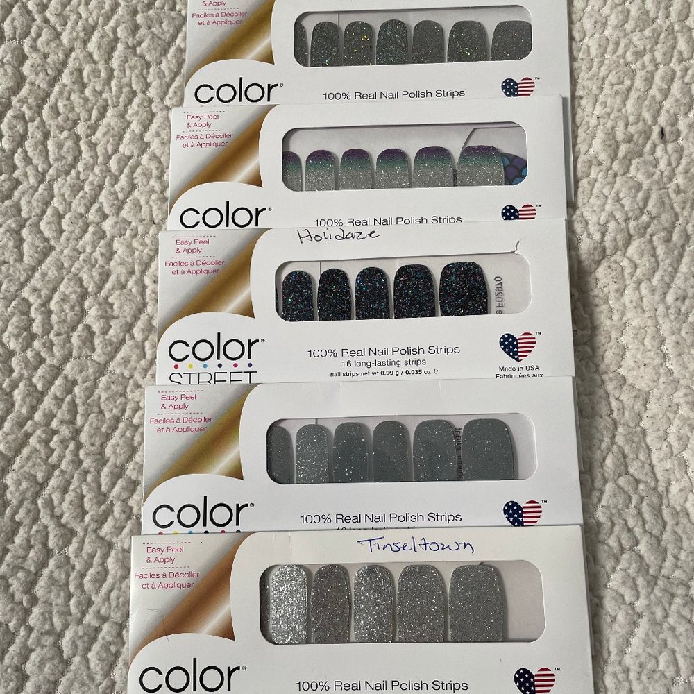 RETIRED COLOR STREET BUNDLE - SILVER/SHINY